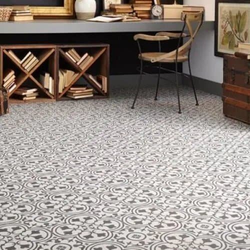 Retro vinyl flooring trend info provided by Signature Flooring & Interiors in Troy, IL